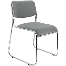 Стул для посетителей EVERPROF "Fix", ткань, металл, темно-серый