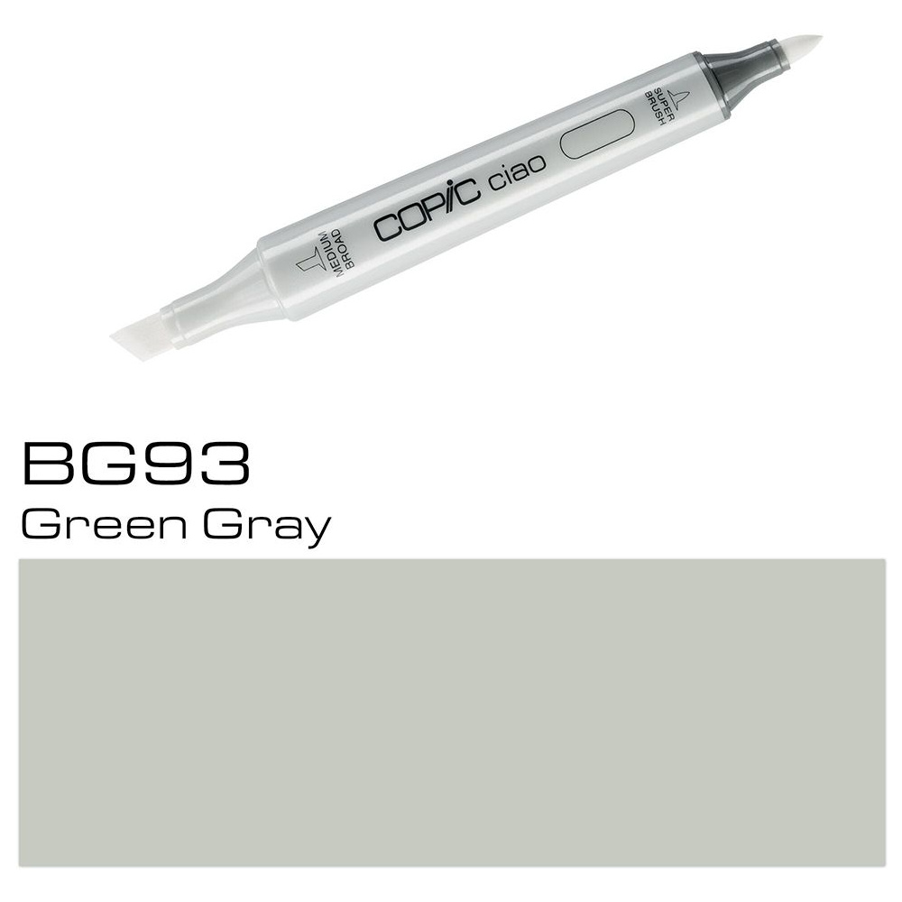 Маркер перманентный "Copic ciao", BG-93 зелено-серый