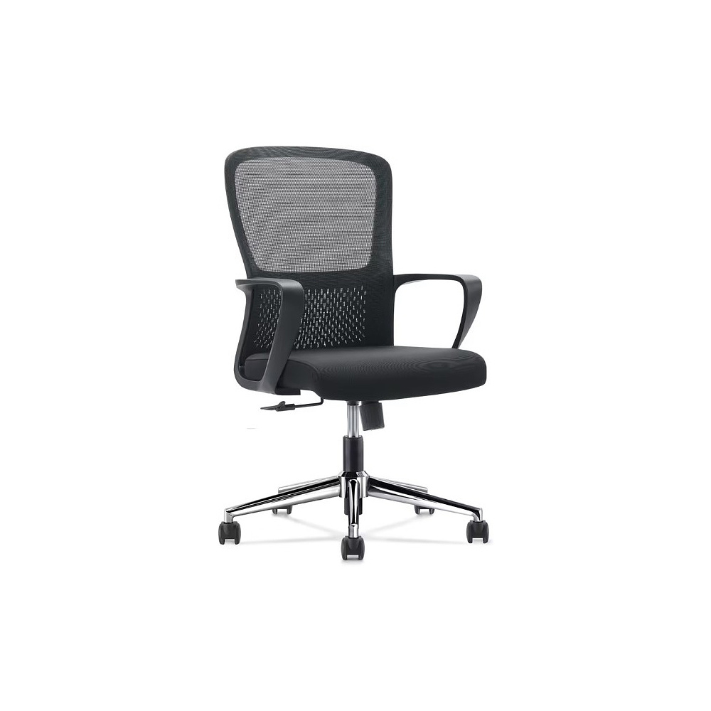 Кресло компьютерное SitZone U-069B, сетка, ткань, черный