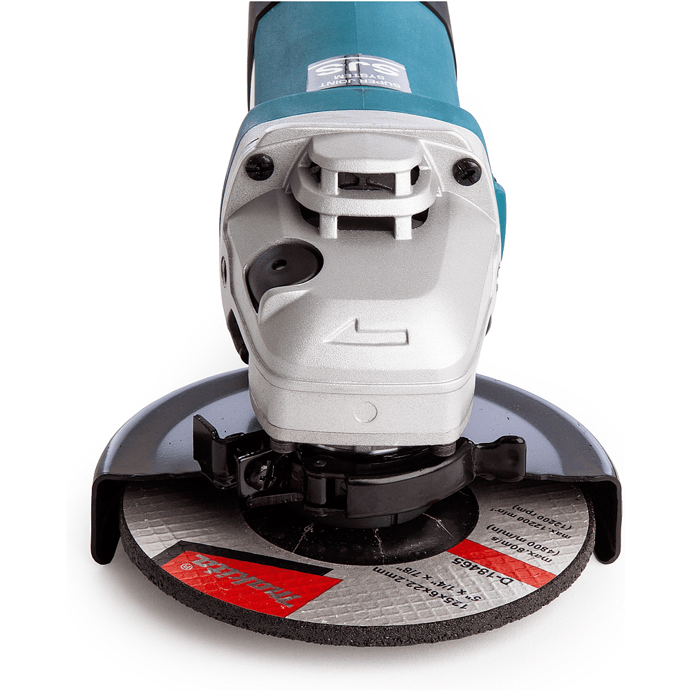 Шлифмашина угловая MAKITA 9565CVR, 1400 Вт, 125 мм, SJS - 8