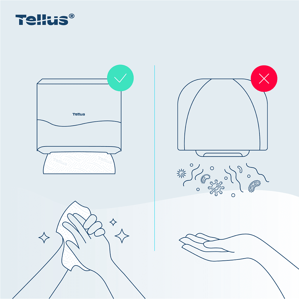 Диспенсер Tellus для полотенец листовых, мини, белый, HT3 - 14