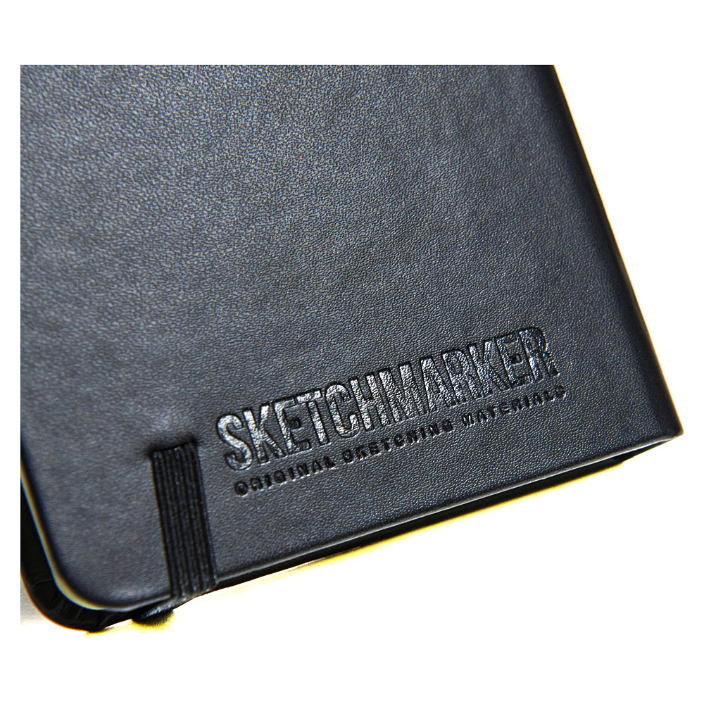 Скетчбук "Sketchmarker. Калыханка", 9x14 см, 80 листов, нелинованный, черный - 7