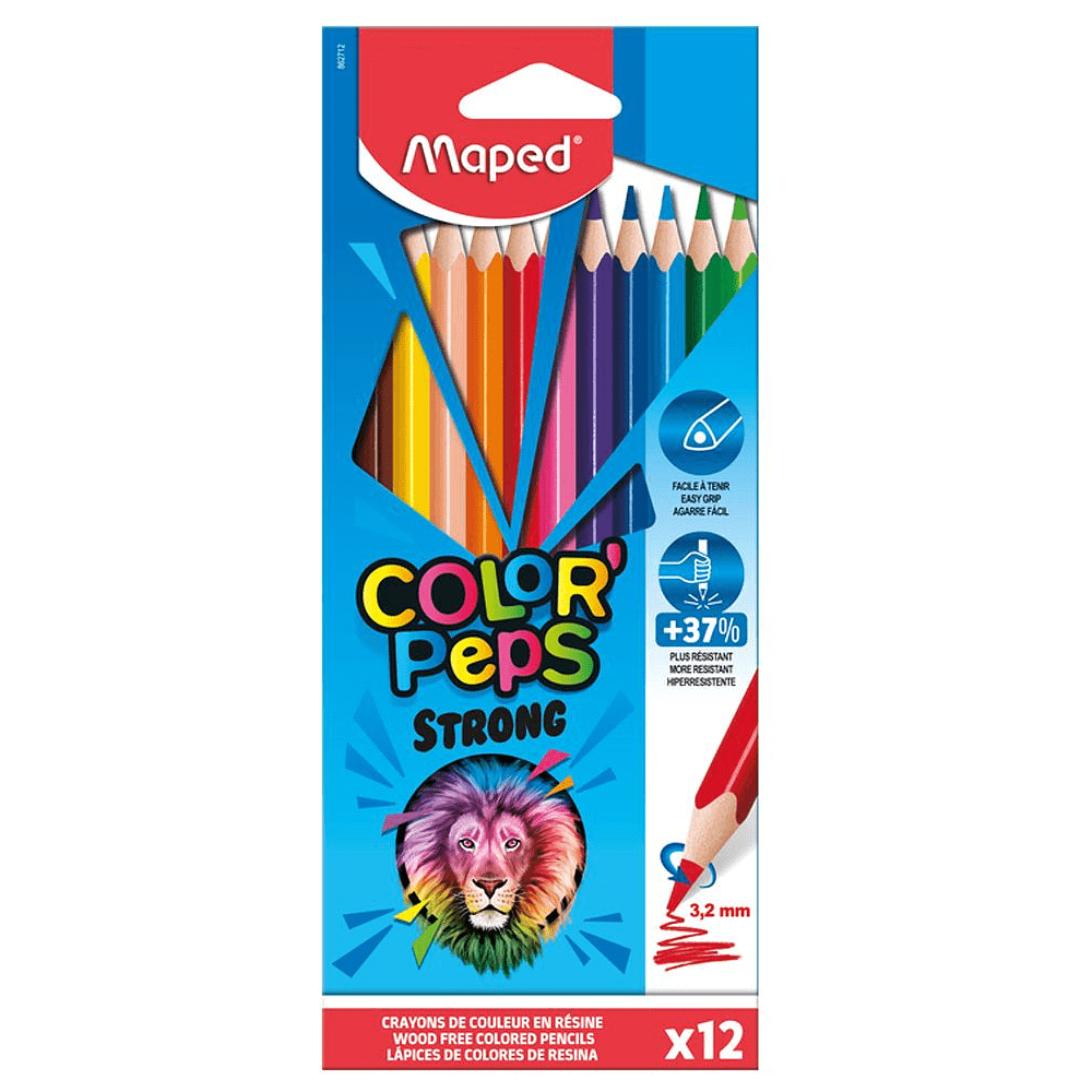 Цветные карандаши "Color Peps Strong", 12 цветов, -30%