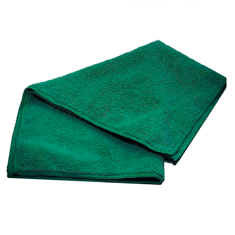 Салфетка из микроволокна, 35x35 см, зеленая, 50 шт