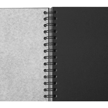 Скетчбук для пастели "GrafArt" с калькой, 270 г/м2, А4, 20 листов, черный - 4