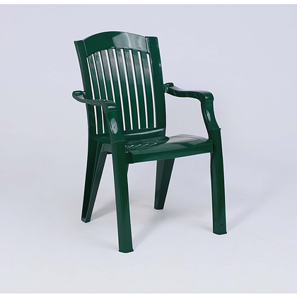 Кресло садовое №7 "Премиум-1 "2", пластик, темно-зеленый - 3