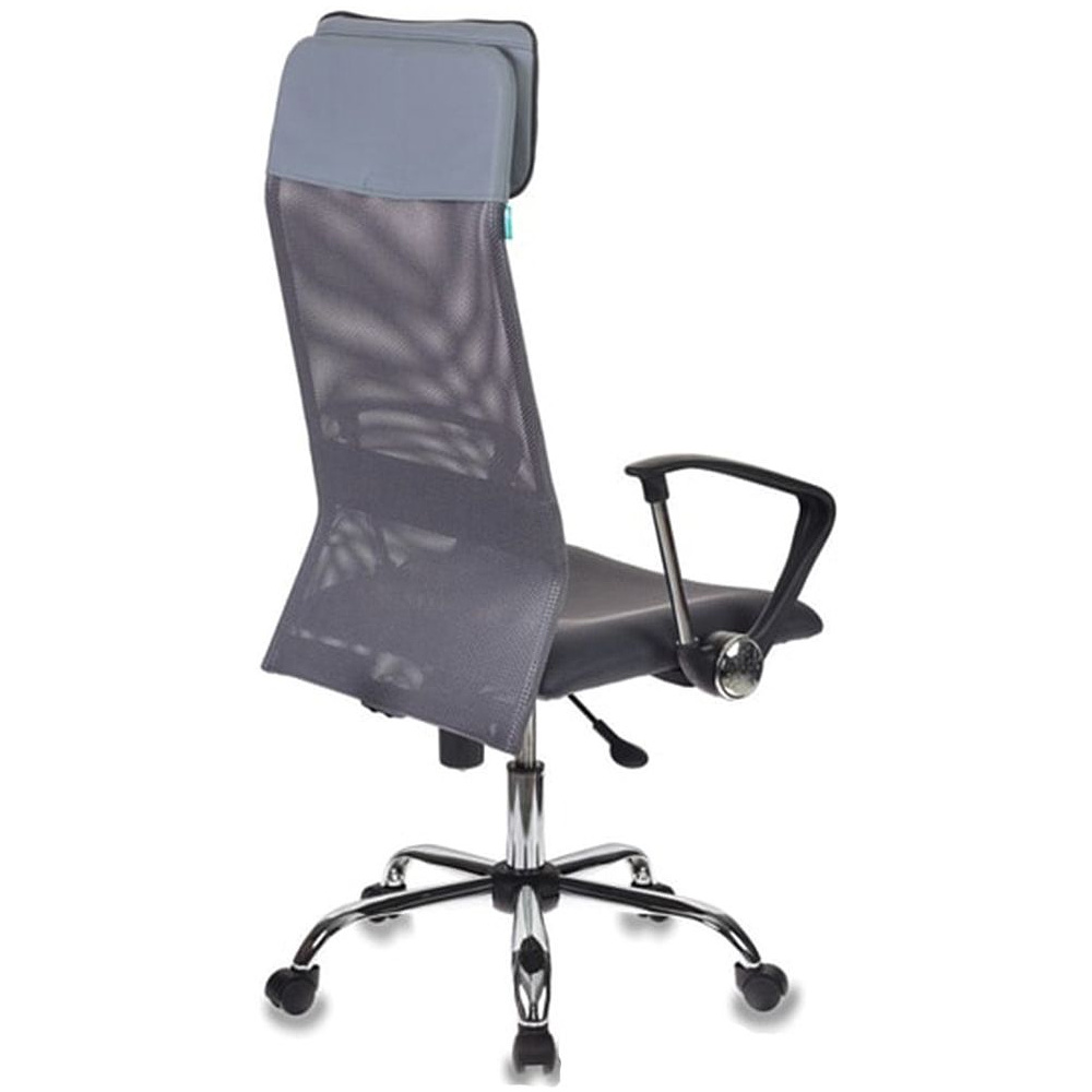 Кресло для руководителя "Бюрократ KB-6SL", сетчатая ткань, хром, серый - 2