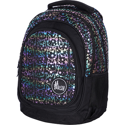 Рюкзак молодежный "Hash neon kitty", чёрный - 3