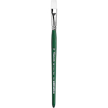 Кисть "Tintoretto Perla", синтетика, плоская, на короткой ручке № 12