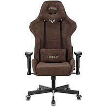 Кресло игровое Бюрократ VIKING KNIGHT Light-10, ткань, металл, темно-коричневый 