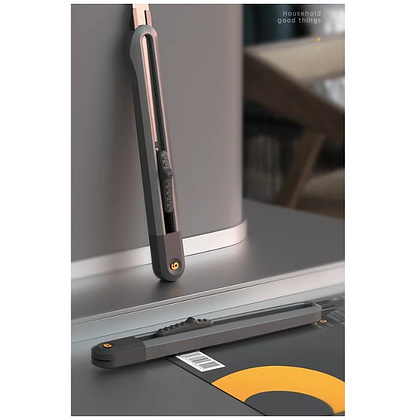 Нож для бумаги "Deli Home", 9 мм, чёрный - 4