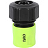 Соединитель-коннектор для шлангов Deli GS EDL8795, 3/4", быстросъемный, черный, зеленый