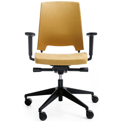 Кресло для персонала Profim "Arca 21SL P54PU", пластик, ткань, желтый - 3