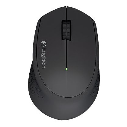 Мышь Logitech "M280 Black", беспроводная, 1000  dpi, 3 кнопки, черный