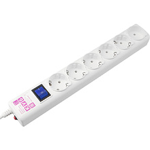 Сетевой фильтр Power Cube "SPG(5+1)-16B-3М", белый