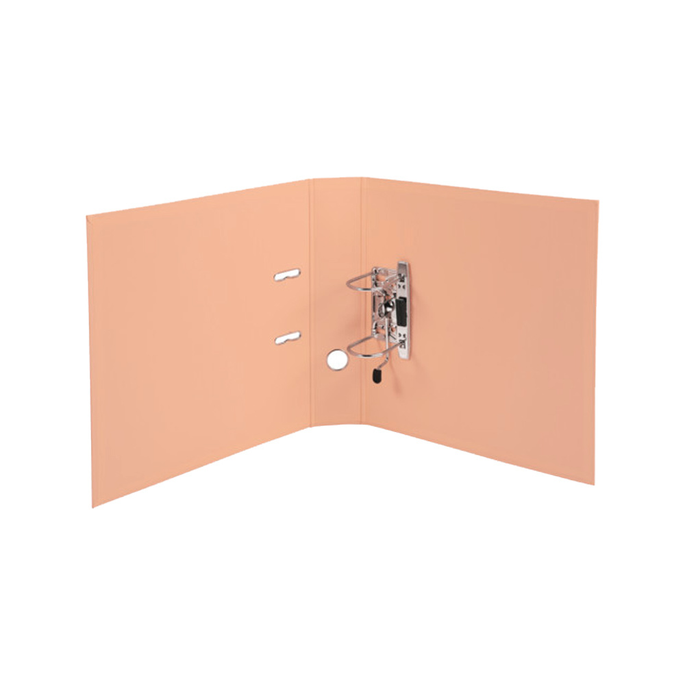 Папка-регистратор, A4, 70 мм, ПВХ, лососевый - 3