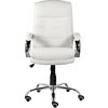 Кресло для руководителя "UTFC Бруно CH-707", хром, экокожа S-0402, белый - 2