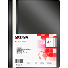 Папка-скоросшиватель "Office Products", А4, черный