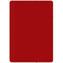 Папка на резинках "Office Products", A4, 15 мм, пластик, красный