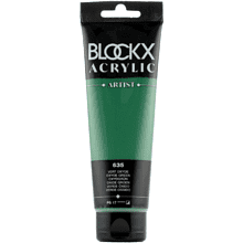 Краски акриловые "Blockx", 635 оксид зеленого, 120 мл