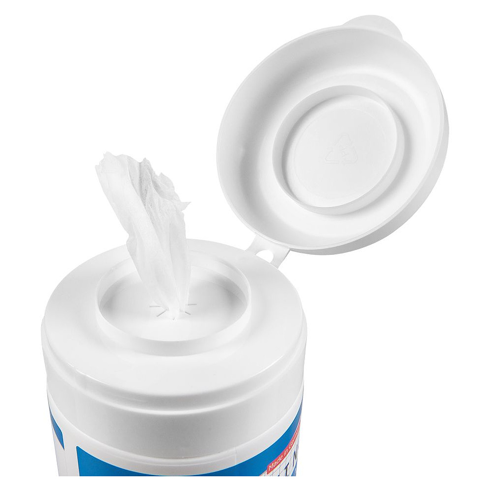 Салфетки чистящие для техники и экранов "Cleanlike" в тубе, 100 шт, безалкогольные - 3