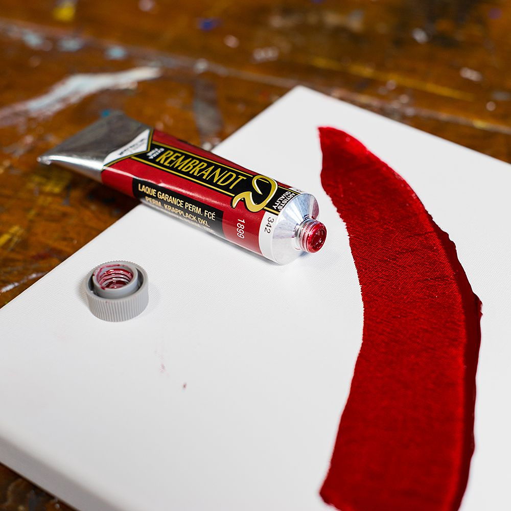 Краски масляные "Rembrandt", 342 краплак темный прочный, 15 мл, туба - 3