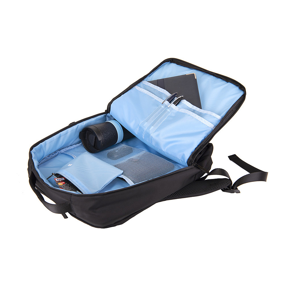 Рюкзак для ноутбука "Vector", черный - 4