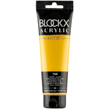 Краски акриловые "Blockx", 795 жемчужный желтый, 120 мл