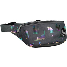 Сумка поясная "Hash Holo Effect Ultraviolet Cats"