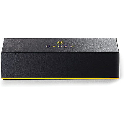 Ручка шариковая автоматическая "Cross Calais Brushed Rose Gold Plate&Black Lacquer", 0.7 мм, розовое золото, черный, стерж. черный - 3