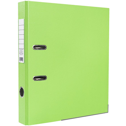 Папка-регистратор "OfficeStyle", А4, 50 мм, ПВХ Эко, светло-салатовый