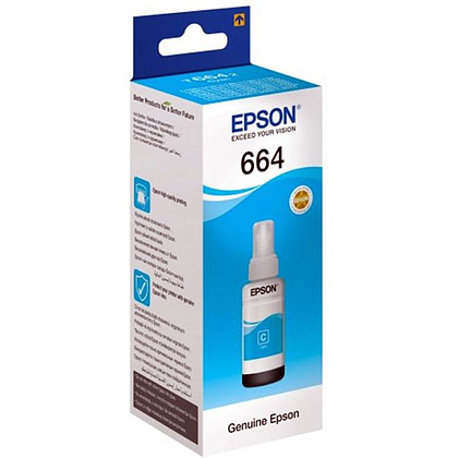  Контейнер с чернилами Epson "T6642", 70 мл, голубой