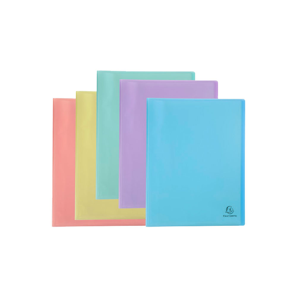 Папка c файлами "Chromaline Pastel", 40 карманов, ассорти - 10