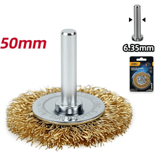 Щетка для дрели Deli YS EDH-GSS075-E3, плоская, проволочная