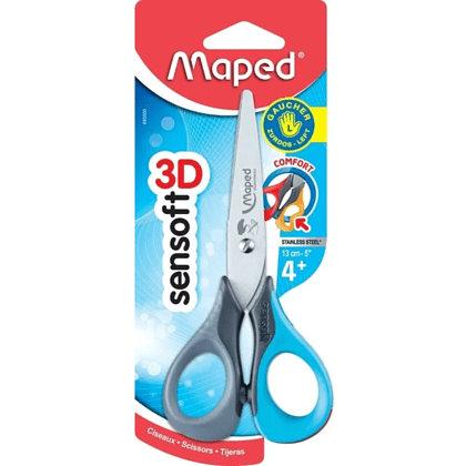 Ножницы Maped "Sensoft" для левшей, 13.5 см