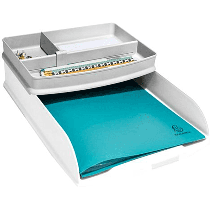 Подставка для канцелярских мелочей “Autentik”, 3 деления, белый - 6