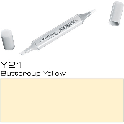 Маркер перманентный "Copic Sketch", Y-21 желтый лютик