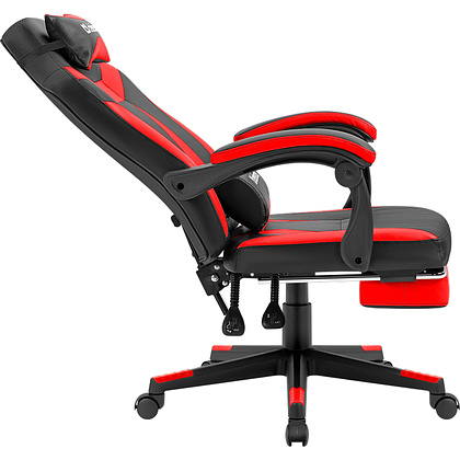 Кресло игровое Defender "Cruiser", искусственная кожа, пластик, черный, красный - 4