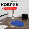 Коврик для мыши "Sonnen", 250х220х20 мм, полиуретан, лайкра, с подушкой под запястье, синий - 7