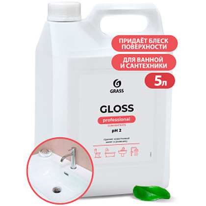 Средство чистящее для туалетных и ванных комнат "Gloss Concentrate"
