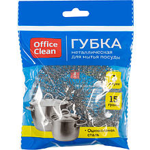 Губка для посуды металлическая "OfficeClean"