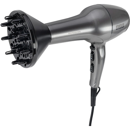 Фен настенный BXG-2000A1, ABS-пластик, хром - 4