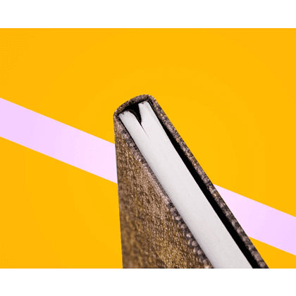 Блокнот "Shabby brown texture", А5, 96 листов, линейка, коричневый - 9