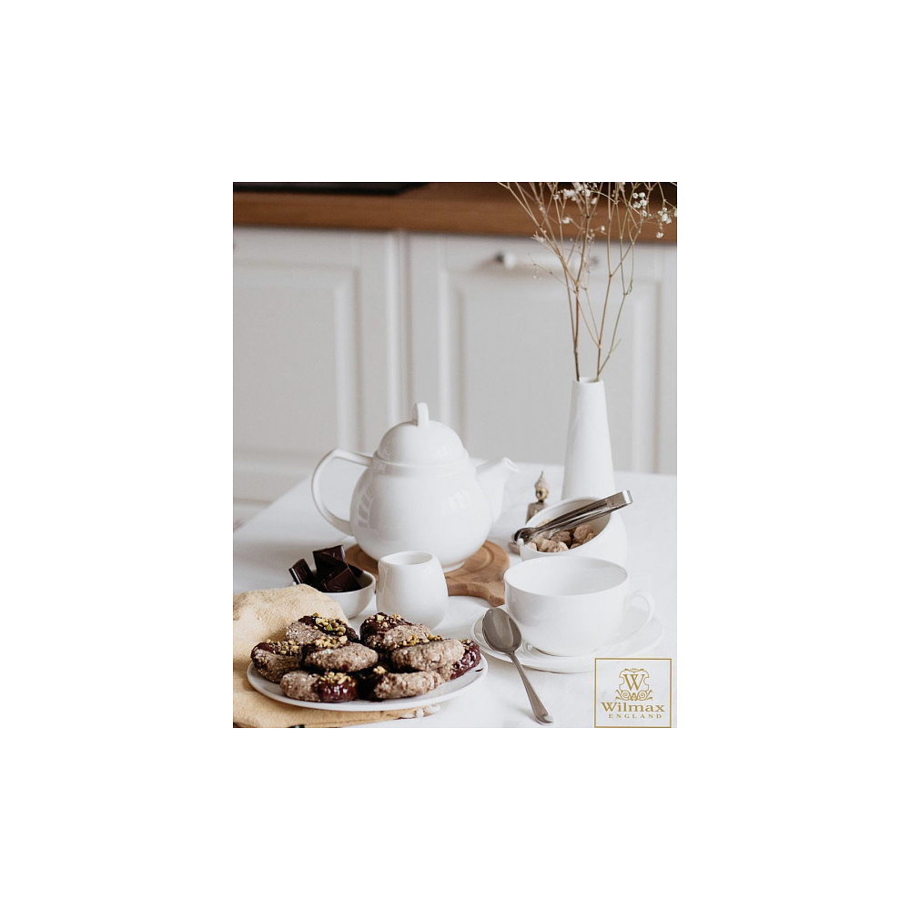 Сахарница-ваза Wilmax "WL-995000/А", фарфор 8,5х9 см, белый - 5