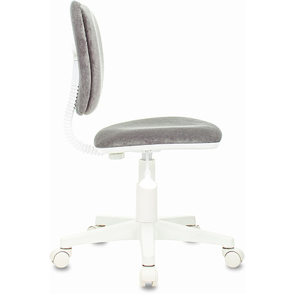 Кресло детское Бюрократ CH-W204NX, ткань, пластик, серый - 3