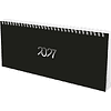 Планинг датированный "Black style" на 2027 год, 285х112 мм, 128 страниц, линейка, черный - 2