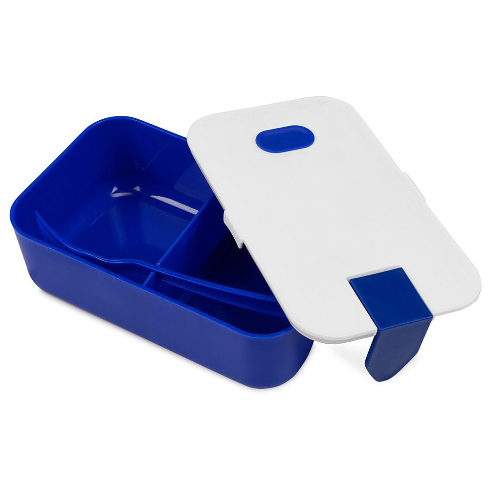 Контейнер для еды "Neo", пластик, синий, белый - 2