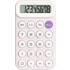 Калькулятор карманный EM10 Deli, 8-разрядный, светло-фиолетовый