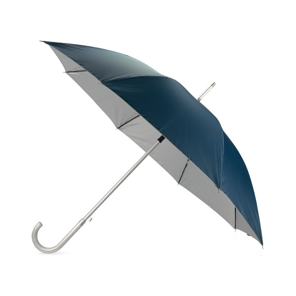 Зонт-трость "Майорка", 103 см, синий, серебристый
