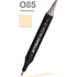 Маркер перманентный двусторонний "Sketchmarker Brush", O85 обнаженный
